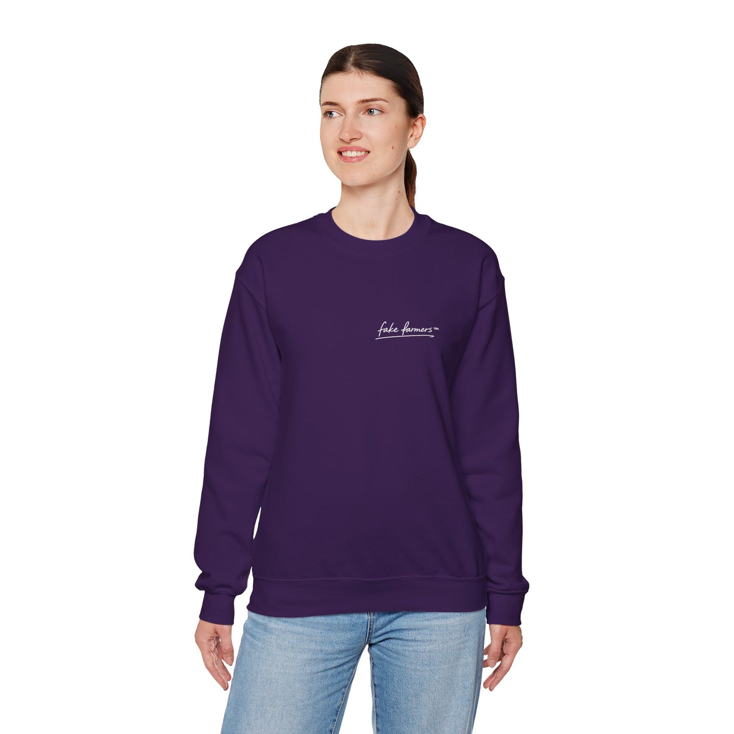 "Started Anyway" - Unisex Crewneck Sweatshirt