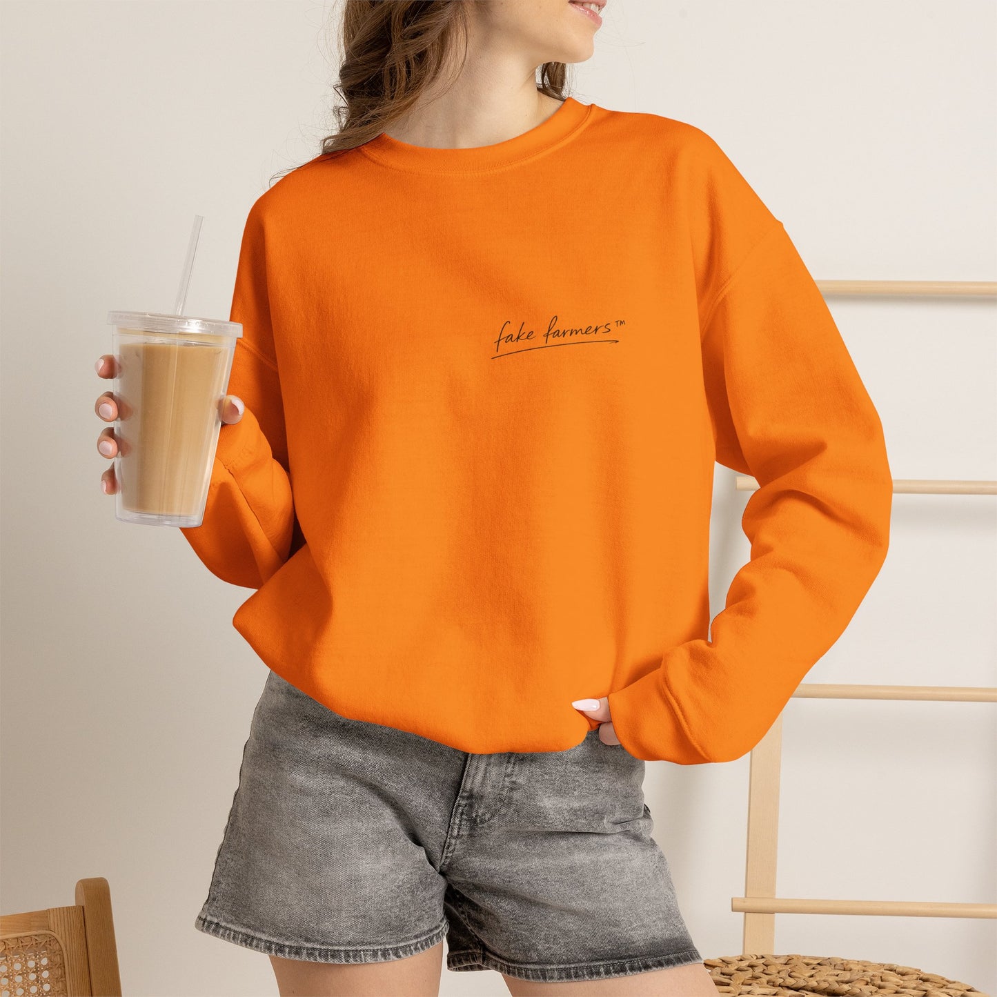"Started Anyway" - Unisex Crewneck Sweatshirt