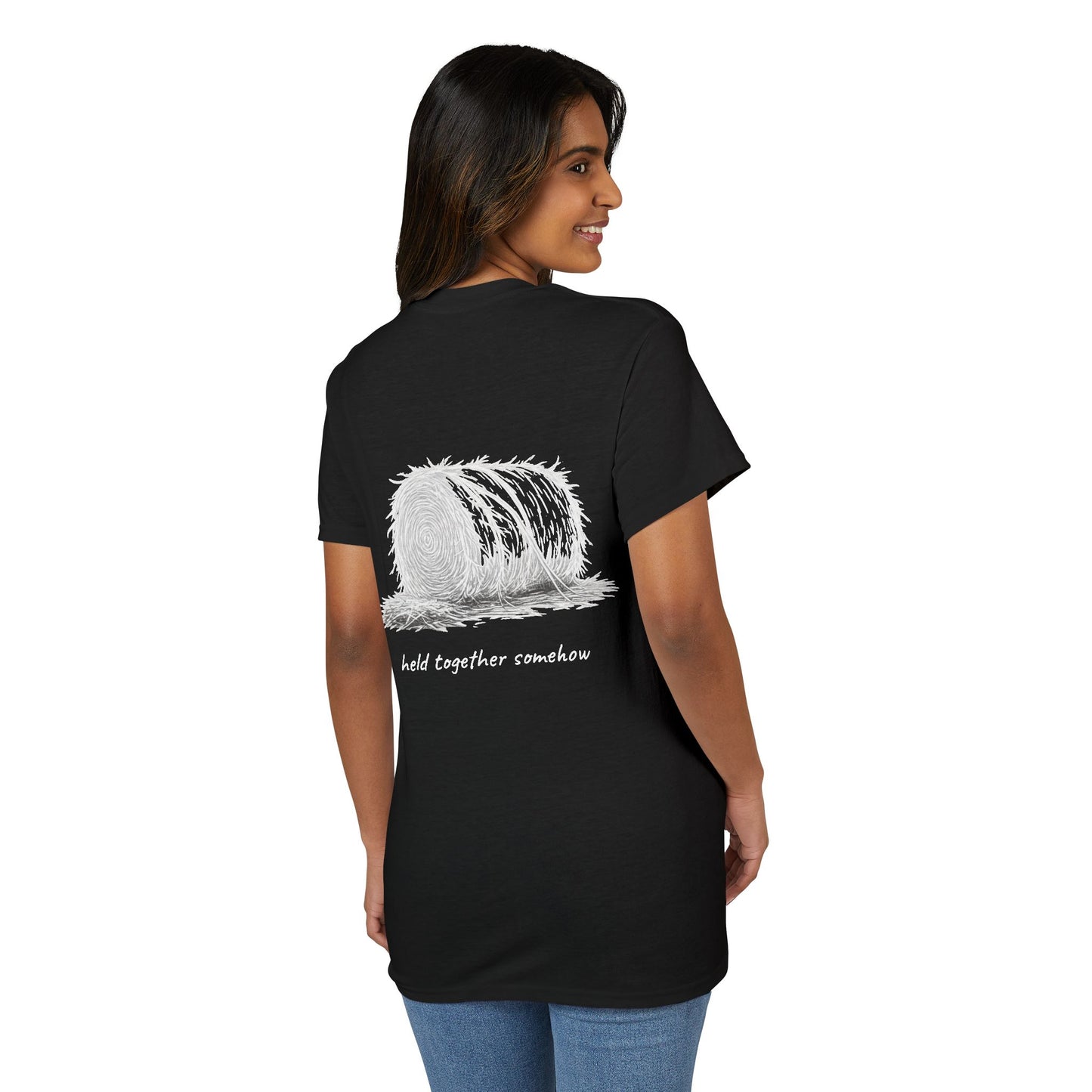 "Held Together Somehow" Unisex Dryblend® Tee
