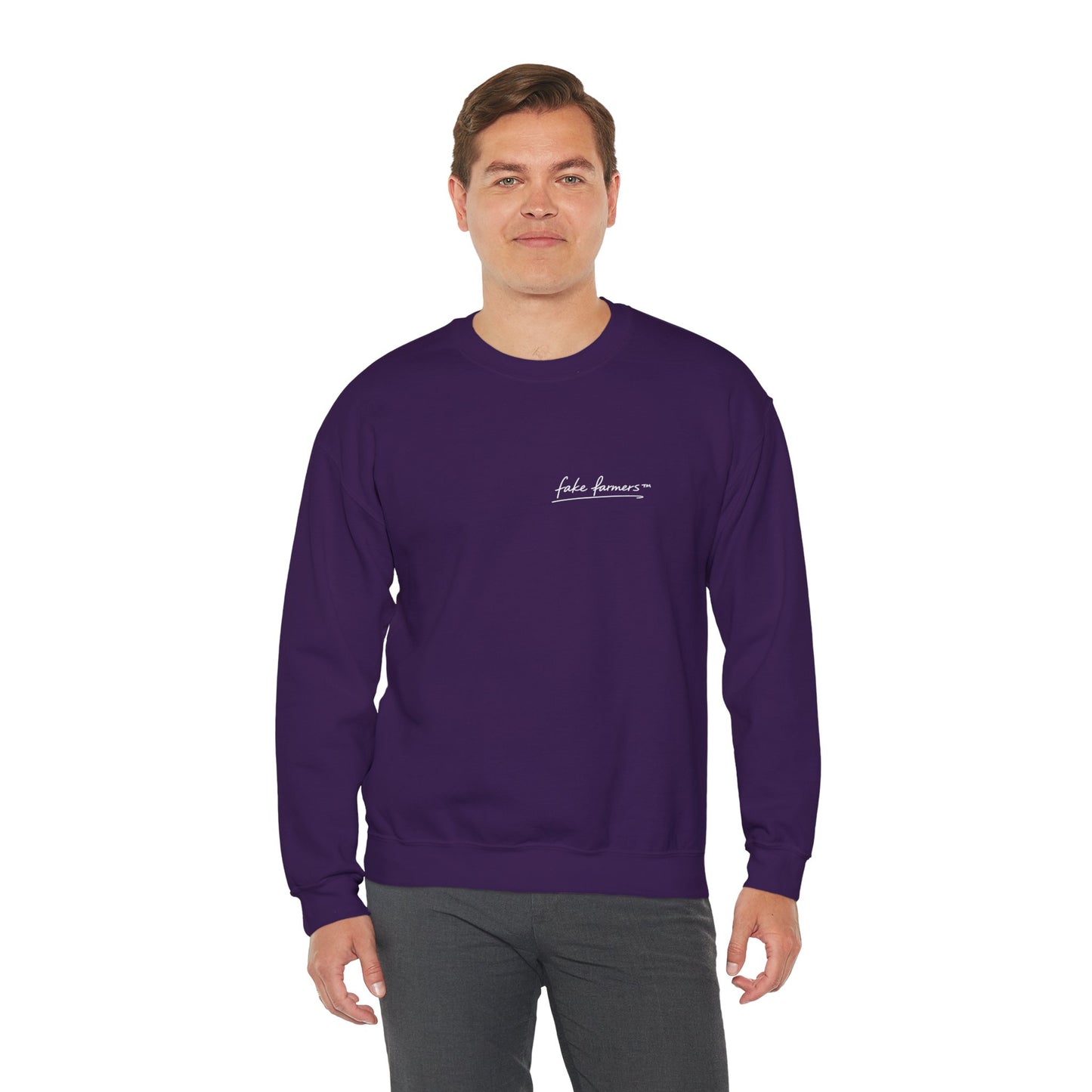 "Started Anyway" - Unisex Crewneck Sweatshirt
