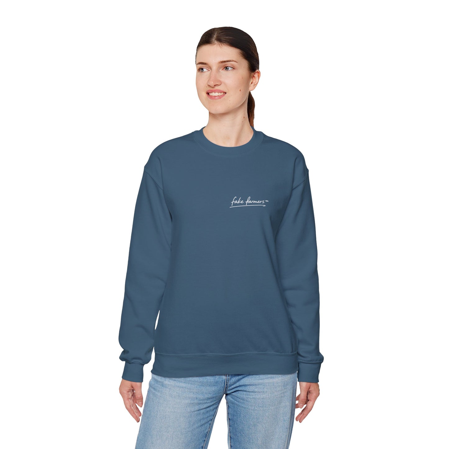 "Started Anyway" - Unisex Crewneck Sweatshirt