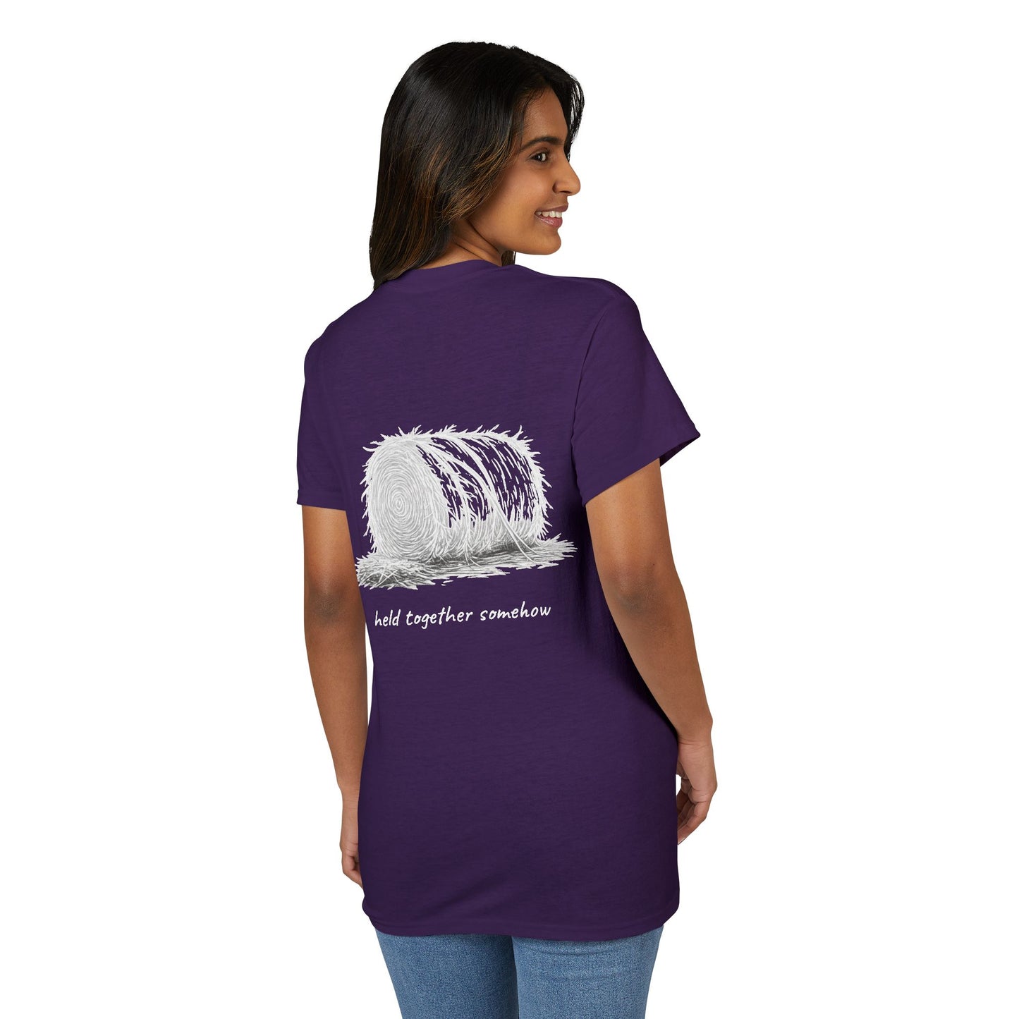"Held Together Somehow" Unisex Dryblend® Tee