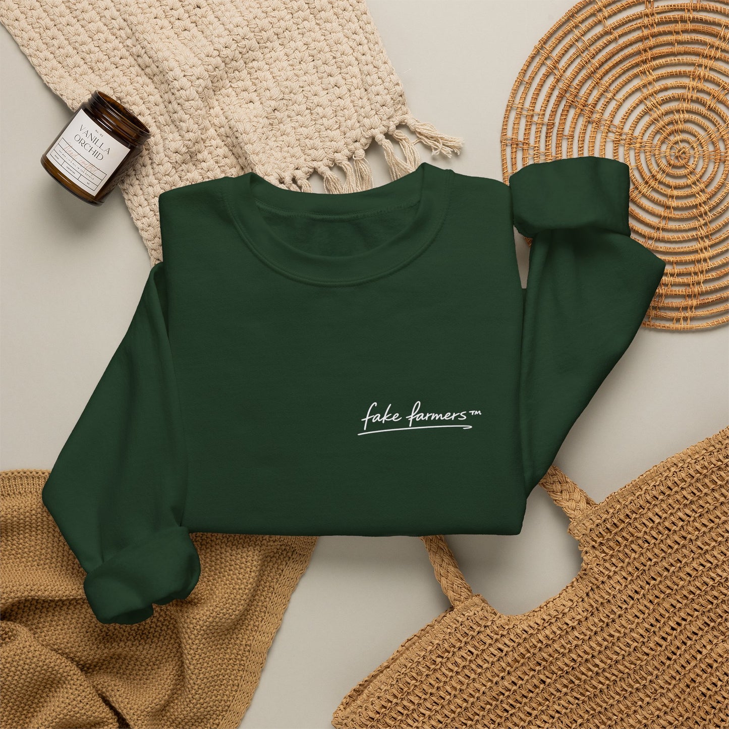 "Started Anyway" - Unisex Crewneck Sweatshirt