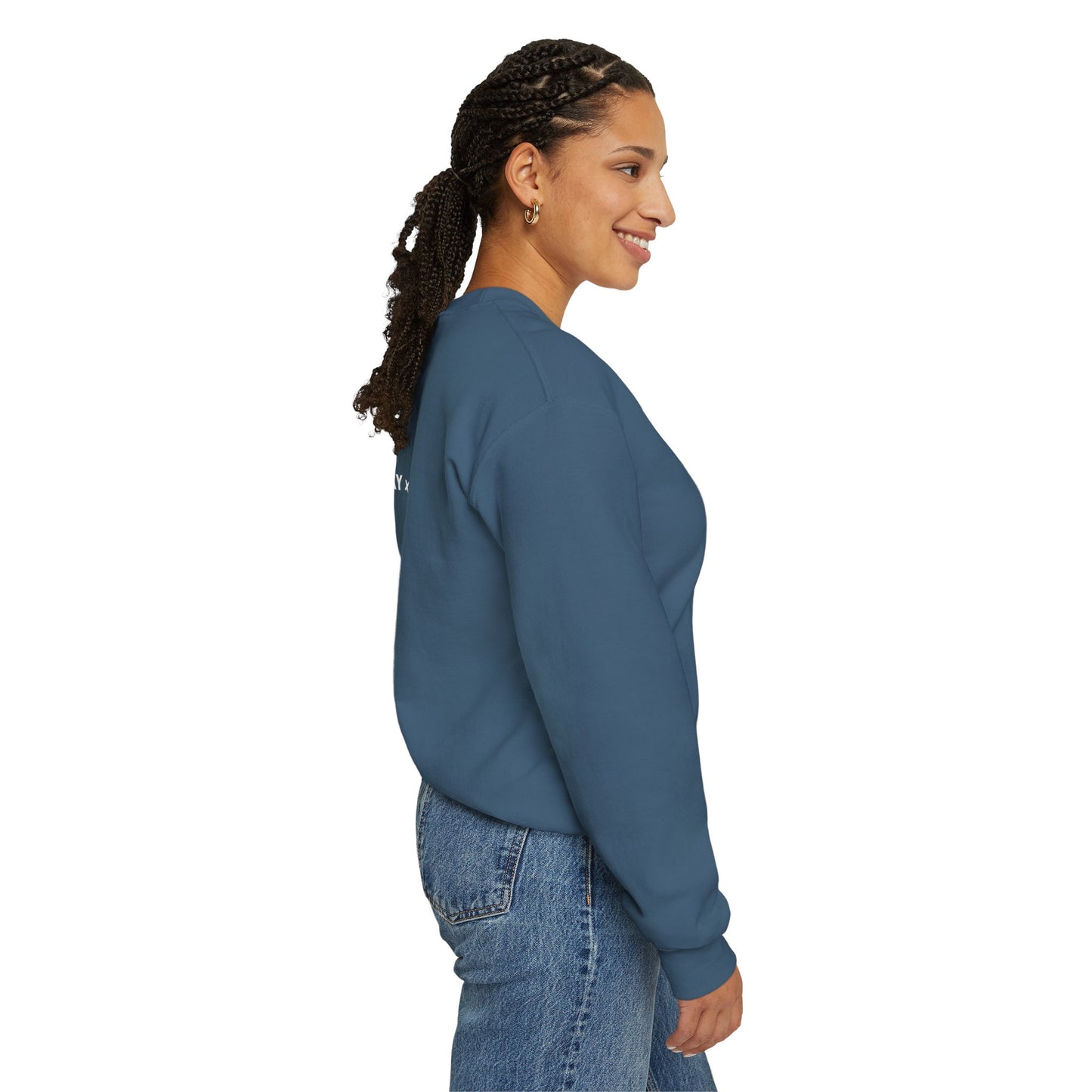 "Started Anyway" - Unisex Crewneck Sweatshirt