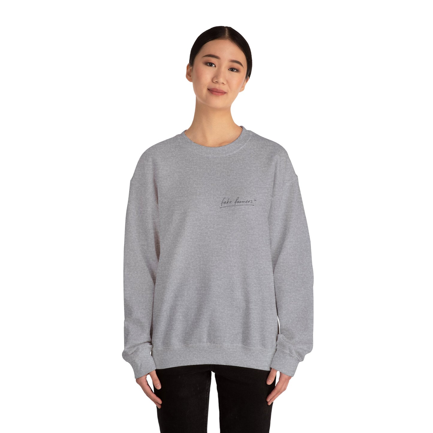 "Started Anyway" - Unisex Crewneck Sweatshirt