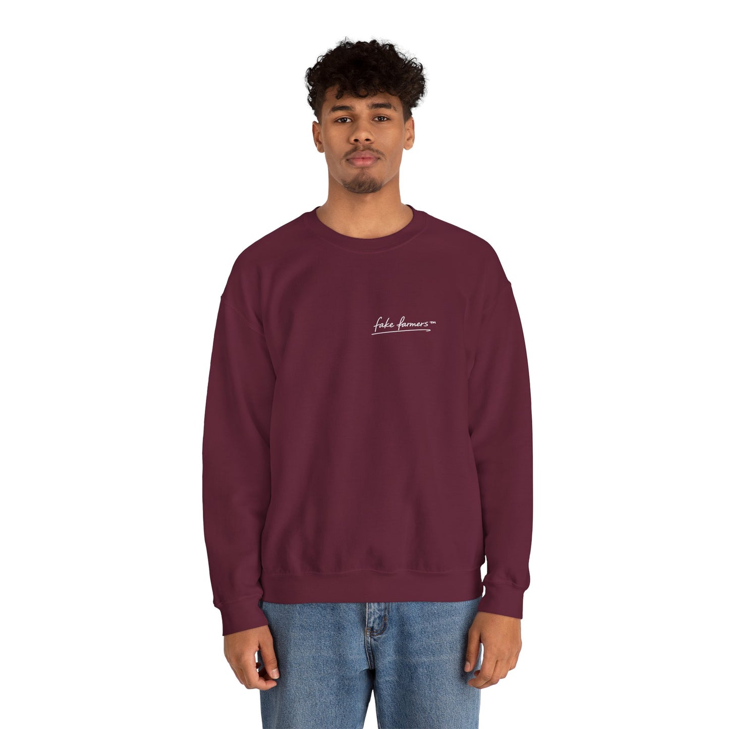 "Started Anyway" - Unisex Crewneck Sweatshirt