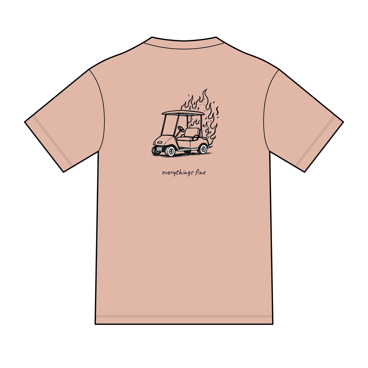 "Everything's Fine" Tri-Blend Unisex Tee