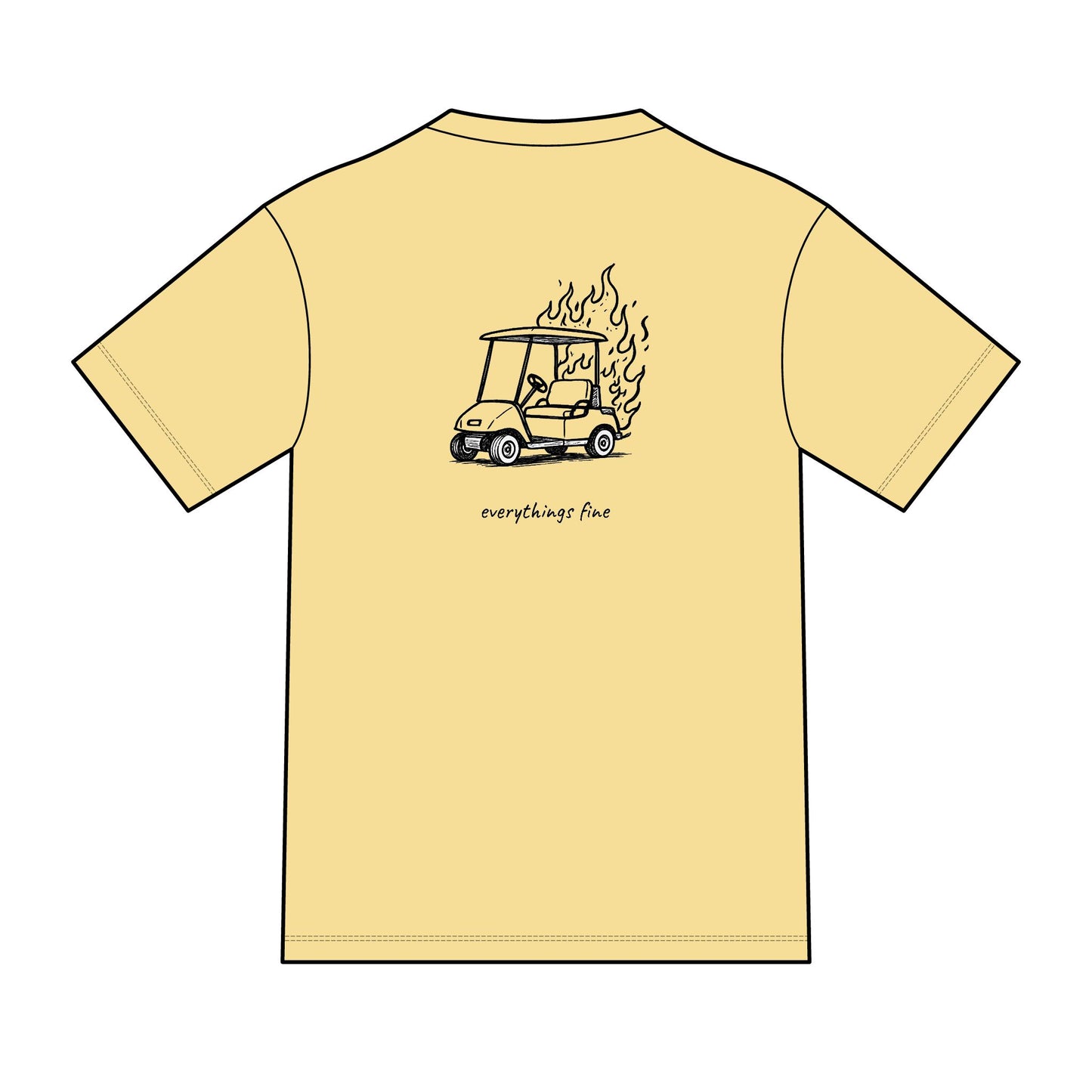 "Everything's Fine" Tri-Blend Unisex Tee