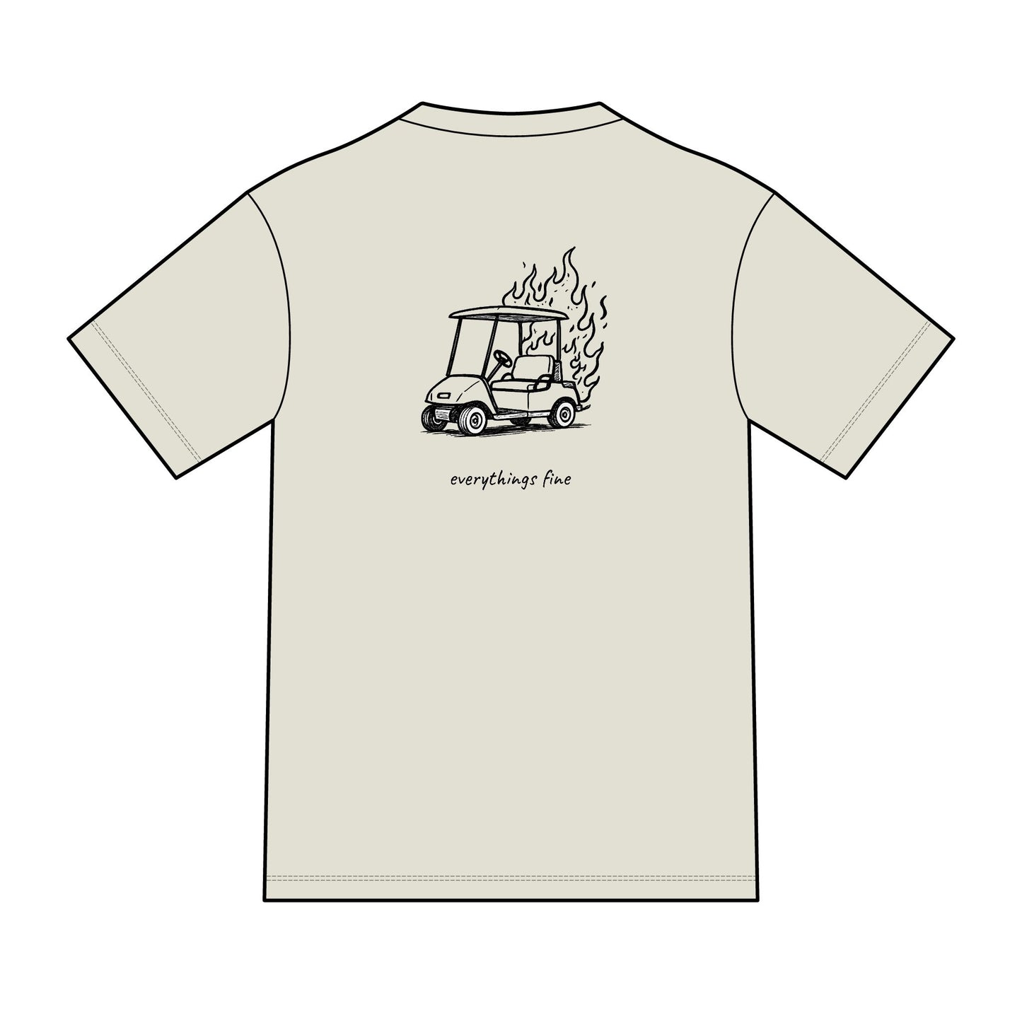 "Everything's Fine" Tri-Blend Unisex Tee