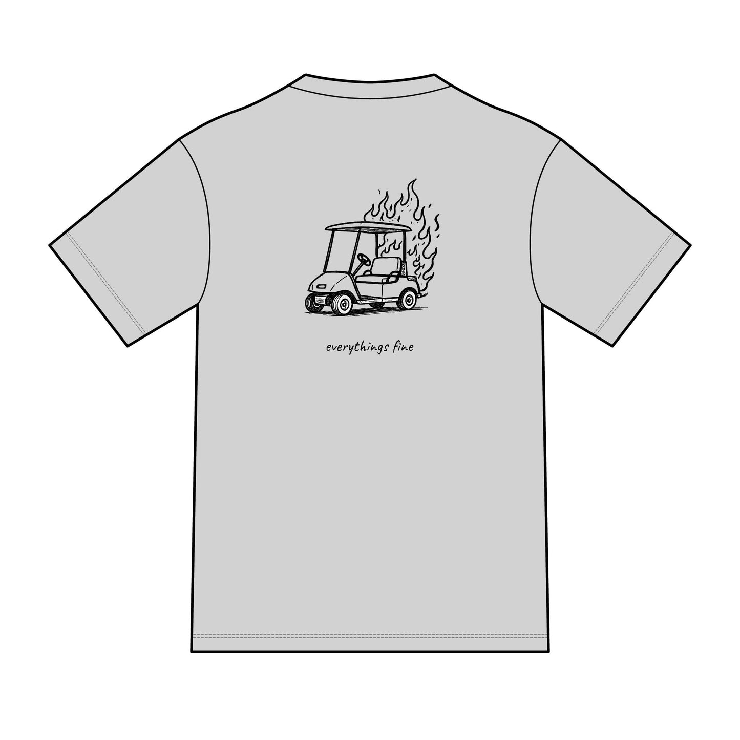 "Everything's Fine" Tri-Blend Unisex Tee