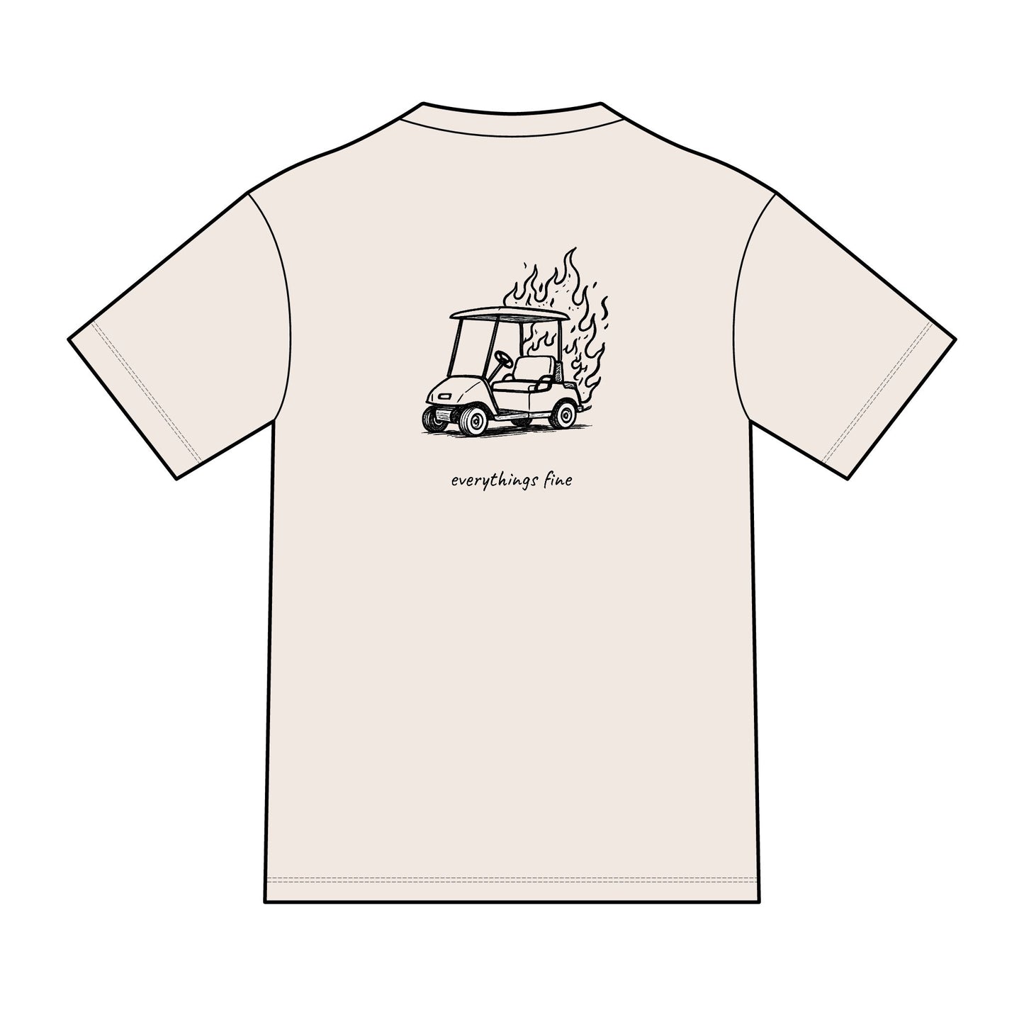 "Everything's Fine" Tri-Blend Unisex Tee
