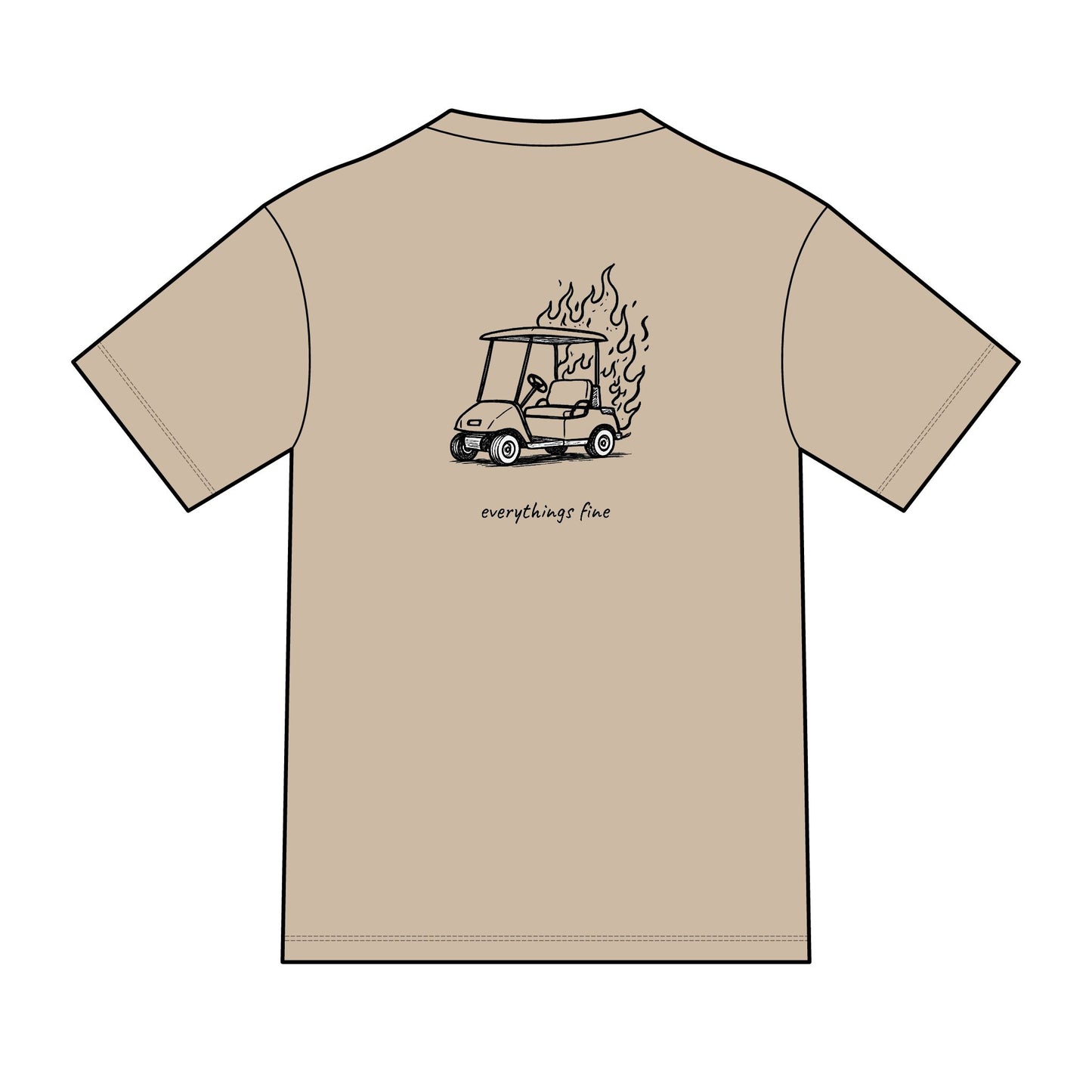 "Everything's Fine" Tri-Blend Unisex Tee