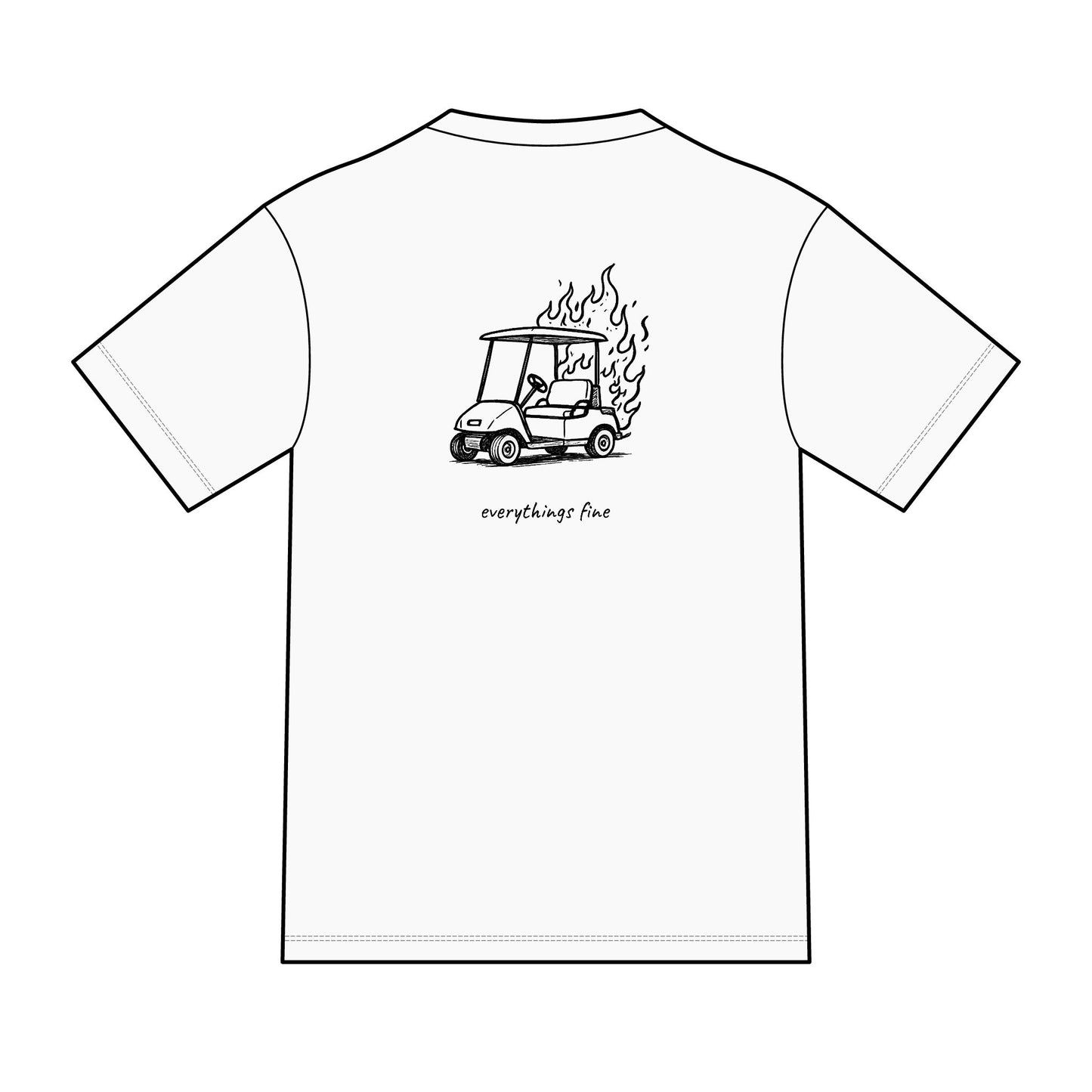 "Everything's Fine" Tri-Blend Unisex Tee