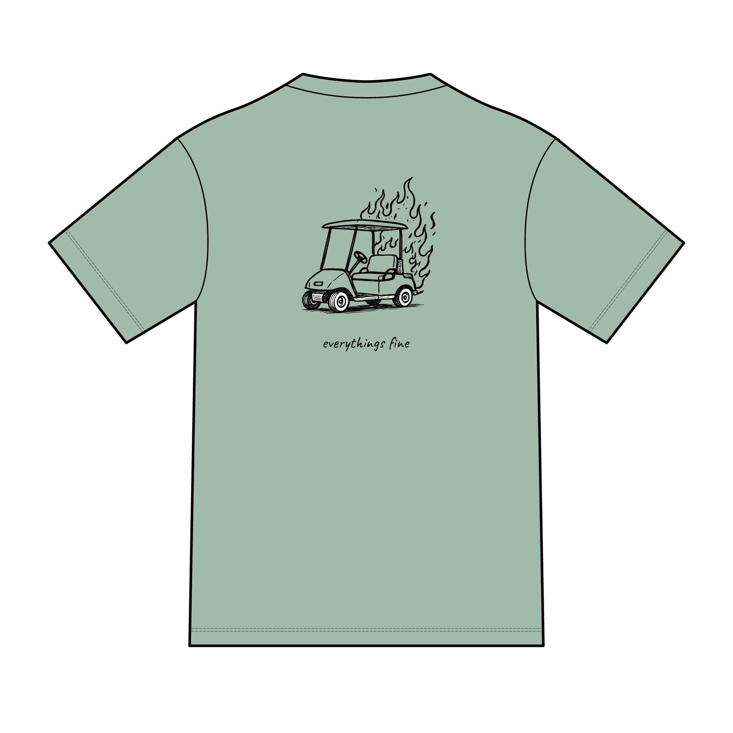 "Everything's Fine" Tri-Blend Unisex Tee