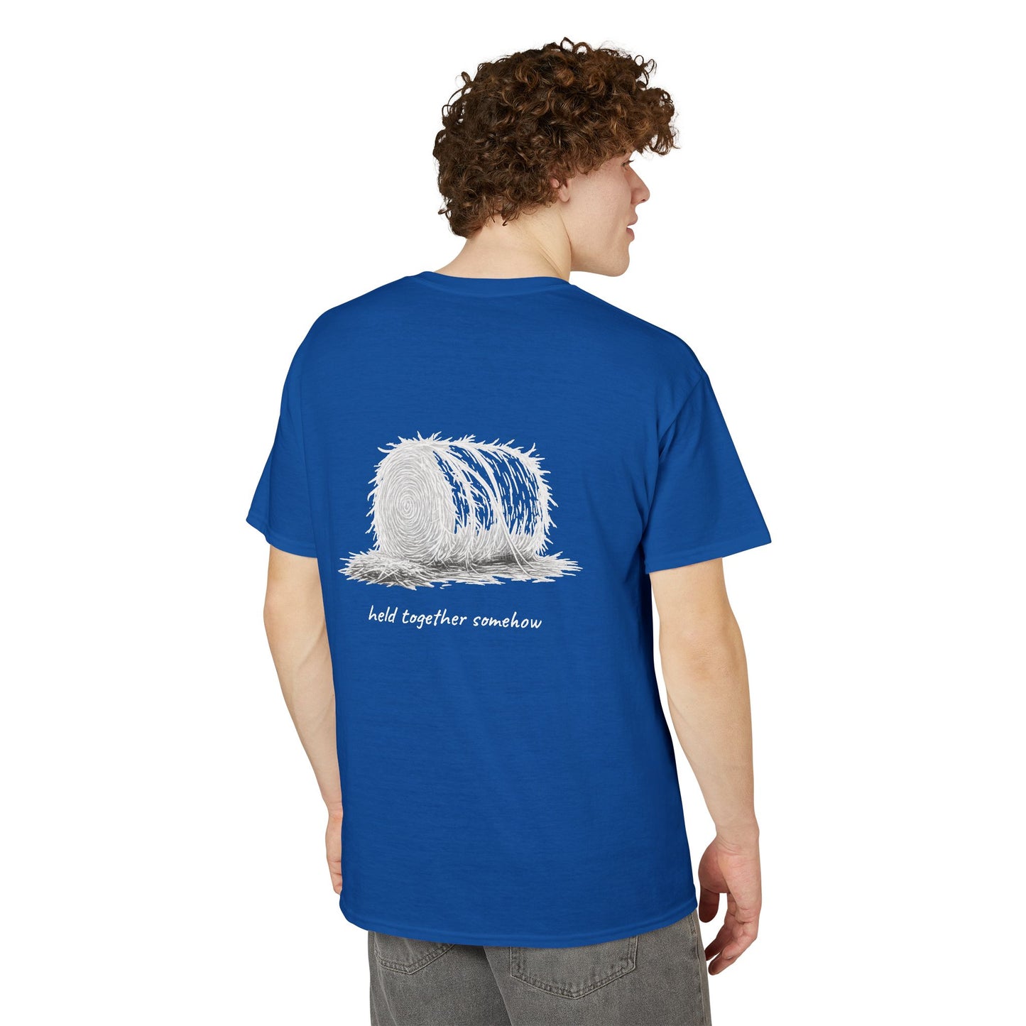 "Held Together Somehow" Unisex Dryblend® Tee